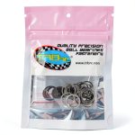 TRB RC Steel Shim Pack 10x12mm Dia 0.1-0.5mm Thickness-0