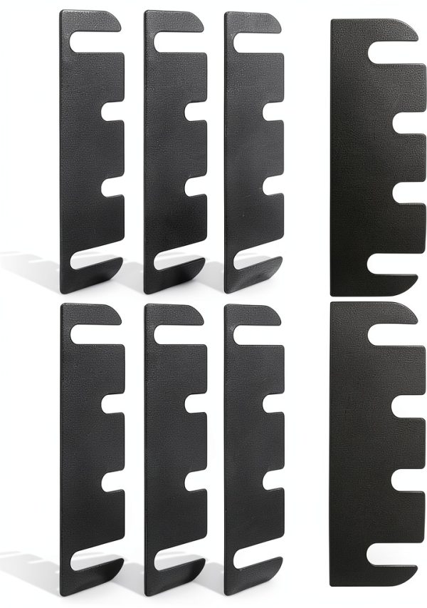 Verplexter Door Hinge Shims Black PVC Decorative Protection-7