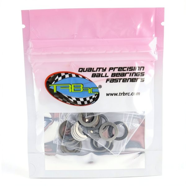 M8x12mm Steel Shim Pack TRB RC Industrial Slotted Shims-0