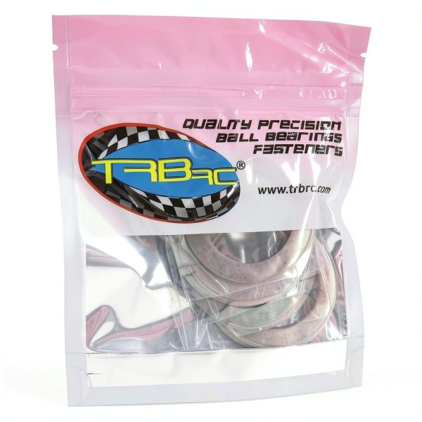 TRB RC Steel Shim Pack M30x42mm Industrial Slotted Shims-0