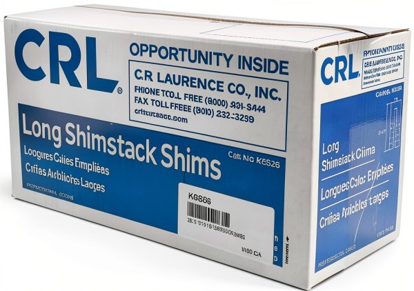 CR Laurence Slotted Shim Black Solid Industrial Shims-3