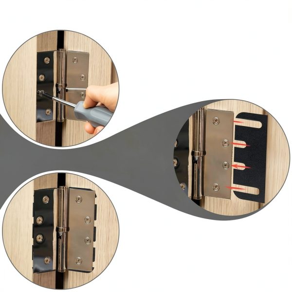 Bettoor Door Hinge Shims Fix Misaligned Doors PC Material-4