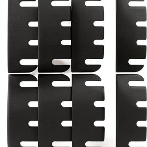 Verplexter Door Hinge Shims Black PVC Decorative Protection-0
