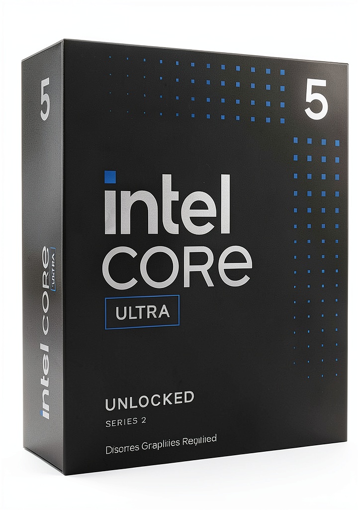 Intel Core Ultra 5 245KF installed in a sleek desktop build