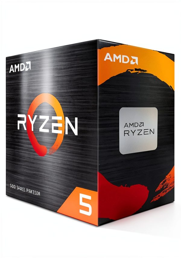 AMD Ryzen 5 5600X 6-Core Processor 4.6GHz Boost Pink Wraith Cooler-0