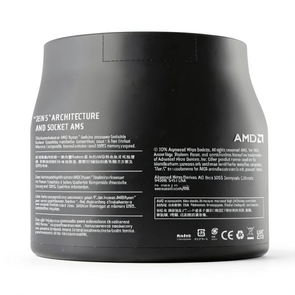 AMD Ryzen 5 9600X 6-Core 5.4GHz Boost CPU for Socket AM5-3
