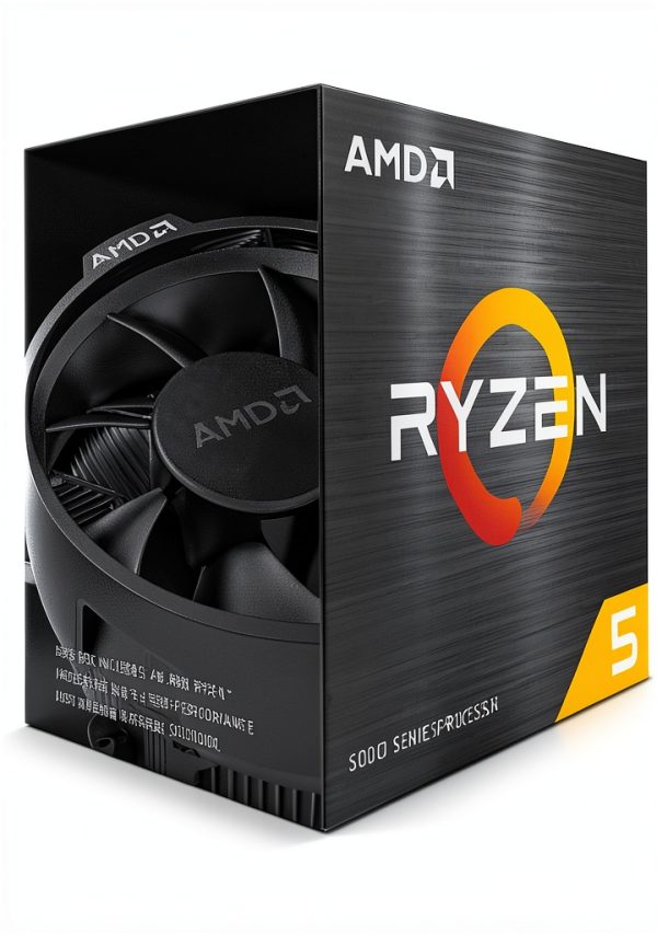 AMD Ryzen 5 5600X 6-Core Processor 4.6GHz Boost Pink Wraith Cooler-1