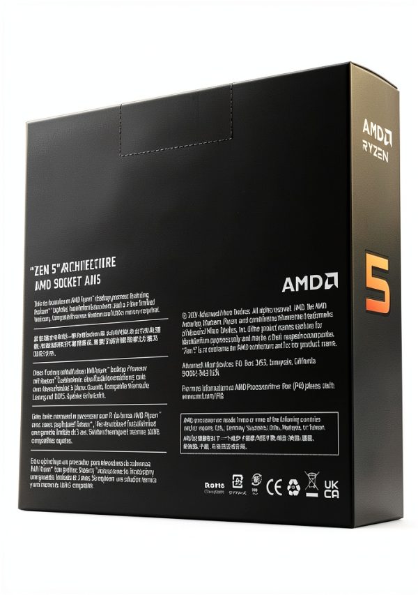 AMD Ryzen 5 9600X 6-Core 5.4GHz Boost CPU for Socket AM5-4
