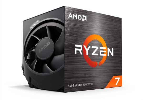 AMD Ryzen 5 5700 3.7GHz 8-Core Processor Gray with Wraith Cooler-0