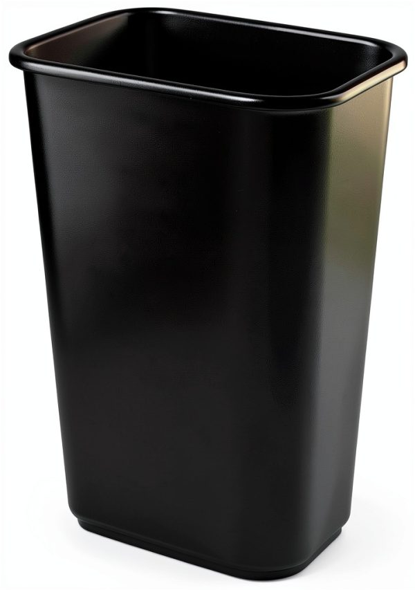 Rubbermaid Commercial Standard Series Wastebaskets 10.25 Gallon Black-0