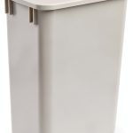Plastic Trash Can Hardware Resources 35-Quart Kitchen & Office White-0